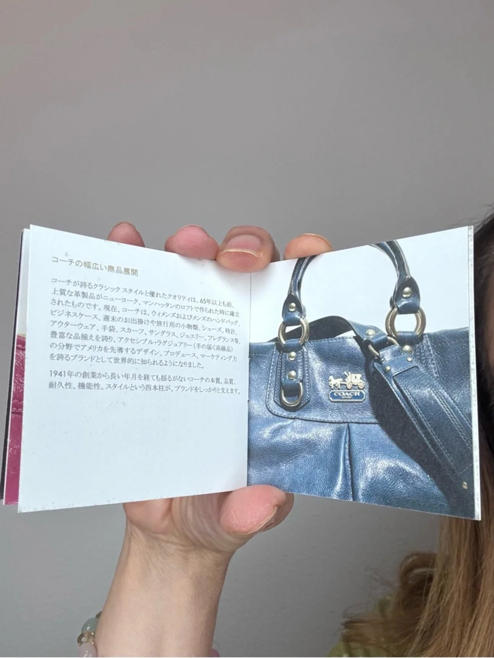 Coach Denim Suede Heritage Stripe bag Vintage 2003 with booklet - Picture 17 of 17